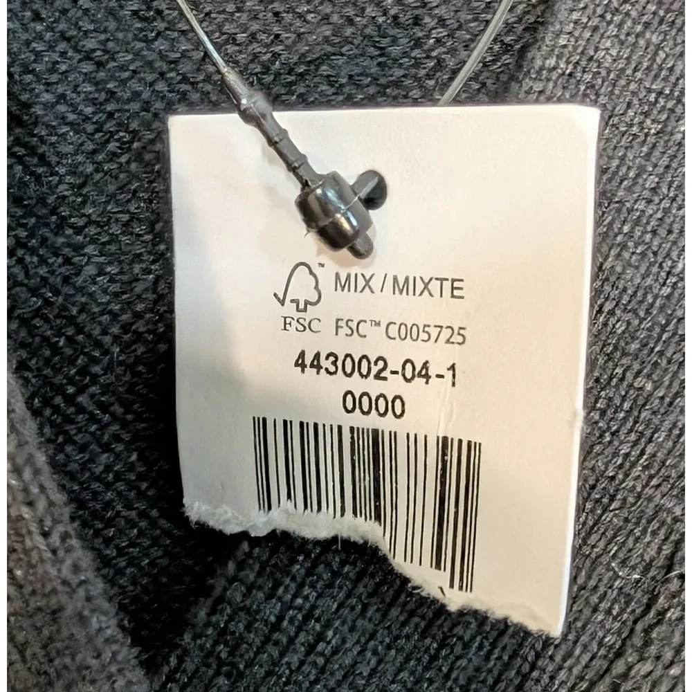 Banana Republic Black Cotton Linen Blend Polo Sweater Top 443002-04-1 XS/S